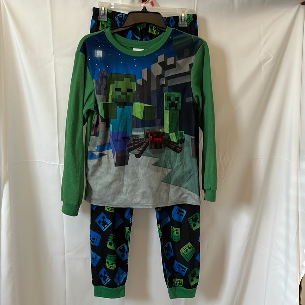 🔴 5 items for $25 Sale! Boy's Minecraft PJ Set 14/16